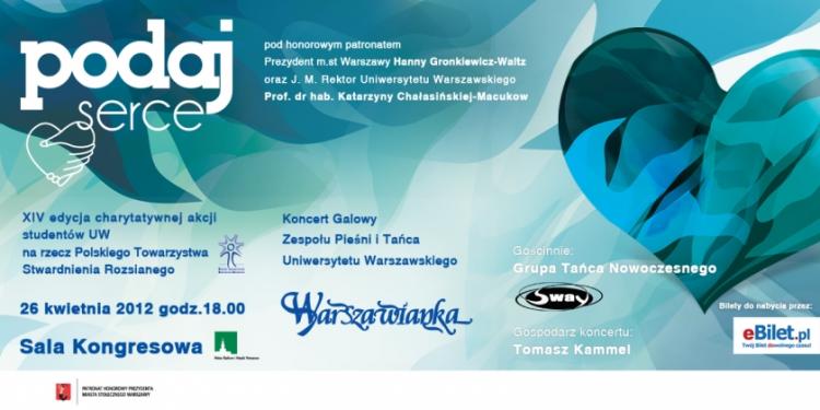 charytatywny koncert galowy ZPiT UW Warszawianka